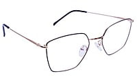 Unisex Pentagon Spectacle Frame. Golden &Black Color Frame. Unisex Pentagon Spectacle Frame. Golden &Black Color Frame.