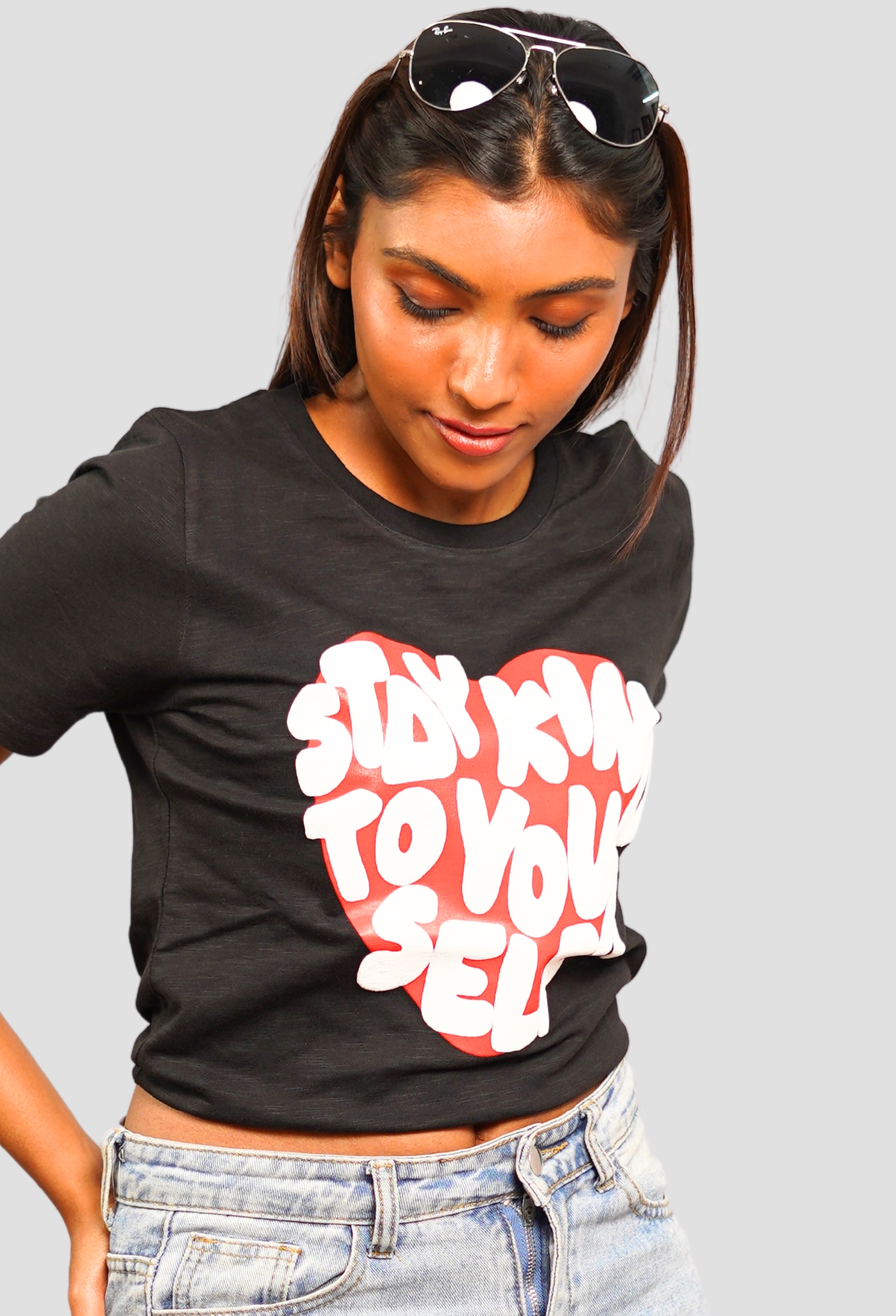 STAY KIND BLACK VINTAGE T-SHIRT
