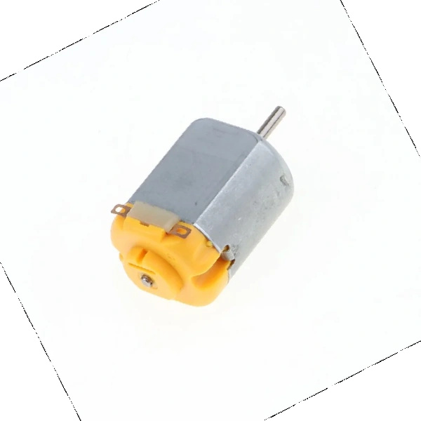 12V 10W DC Toy Motor | Standard Size & Yellow Base | High Efficiency for DIY & Robotics