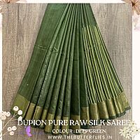 DUPION RAW SILK SAREE YBRSRSS21836