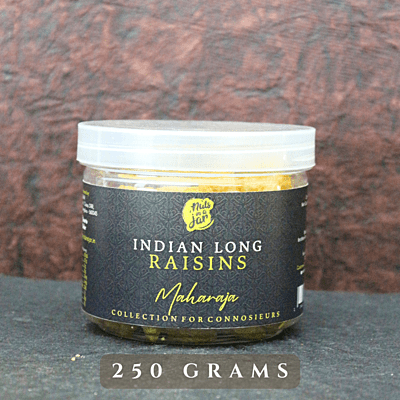 Maharaja Indian Raisins Long 250 Grams Maharaja Indian Raisins Long 250 Grams