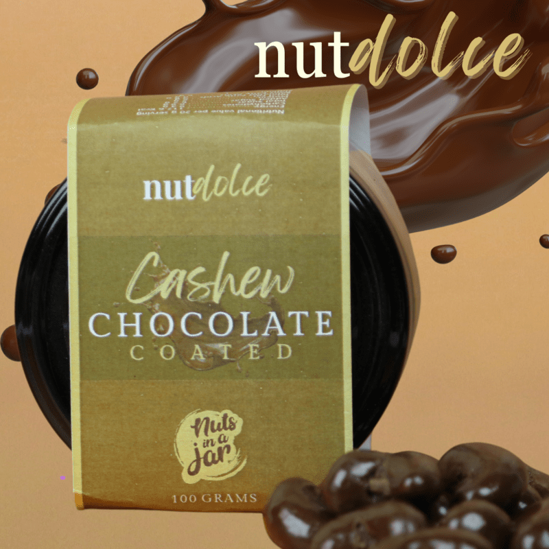 Nut Dolche Chocolate Coated Cashews 100 Grams Nut Dolche Chocolate Coated Cashews 100 Grams