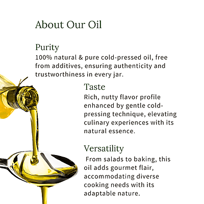 100 % Natural Nuts In A Jar Coldpress Groundnut Oil