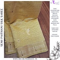SEMI PAITHANI SILK SAREE MHTSSIL24339