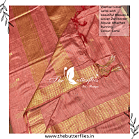 VISCOSE  TUSSER SAREE  YBRSTUS23381