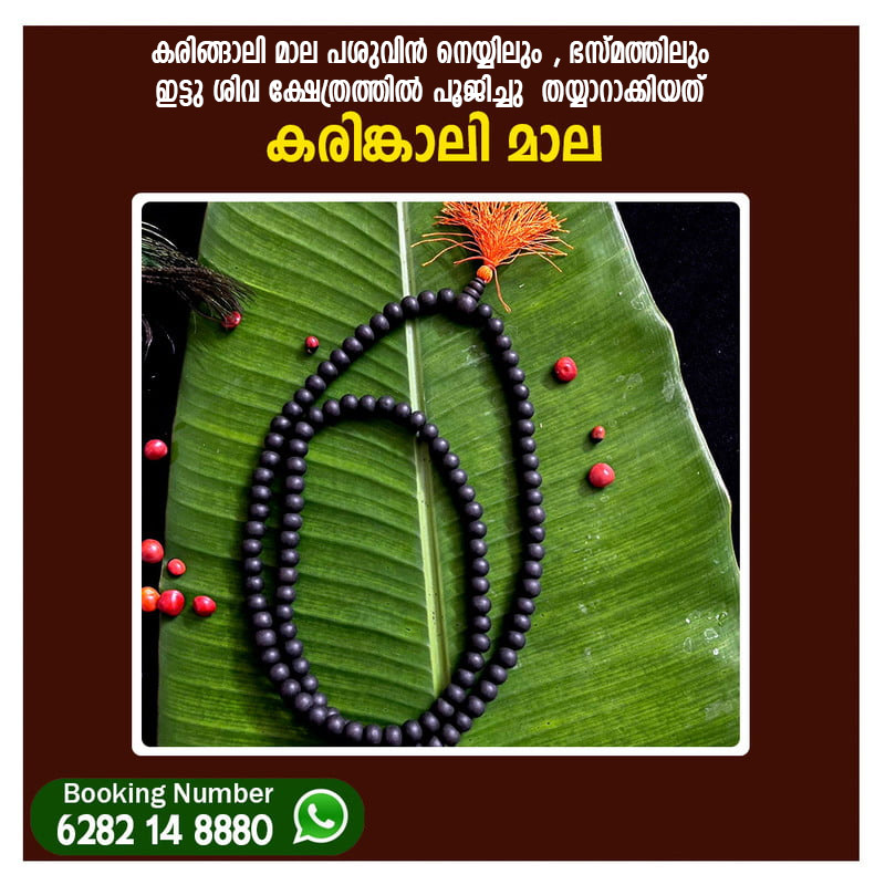 Karinkali MALA 6MM BOOKING ONLY
