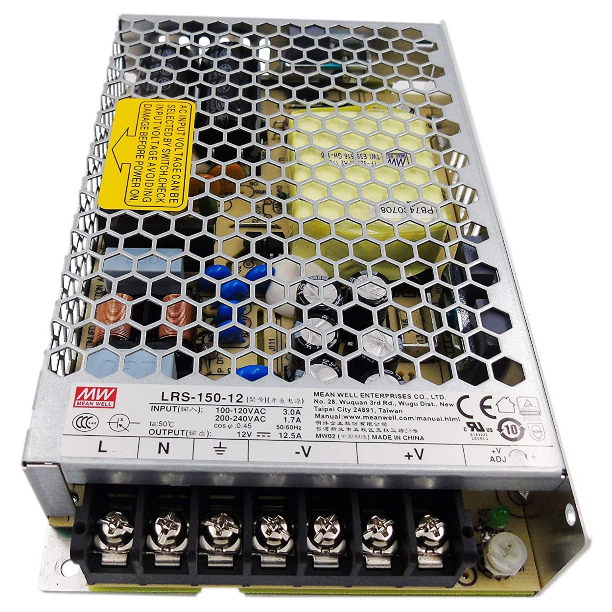 LRS-200-48 Mean Well 48V 4.4A 211.2W Metal Power Supply SMPS
