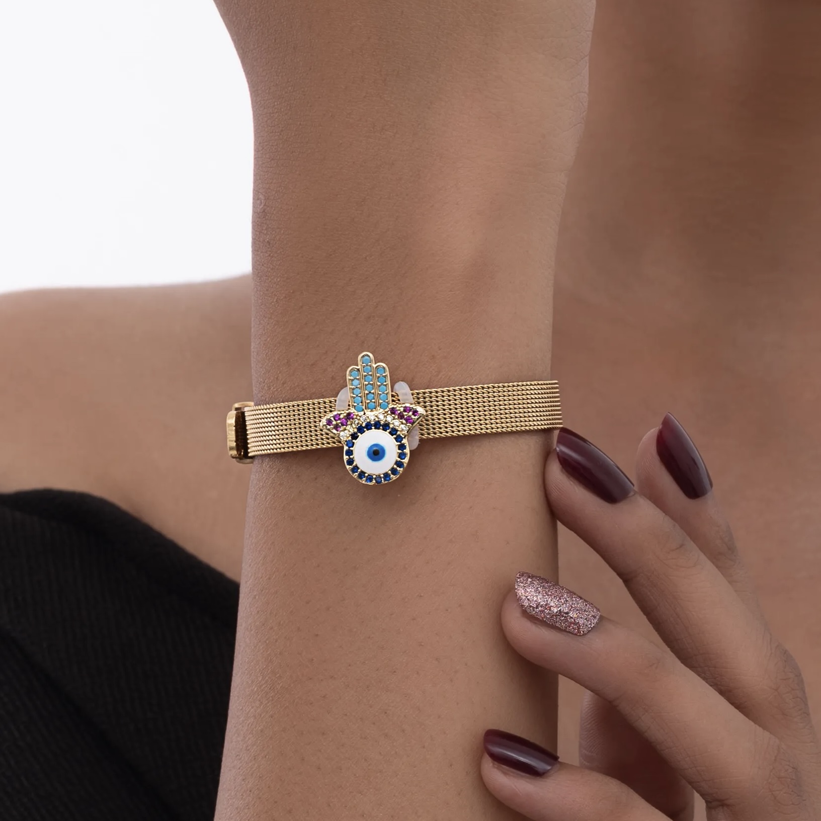 Mystic Evil eye watch belt