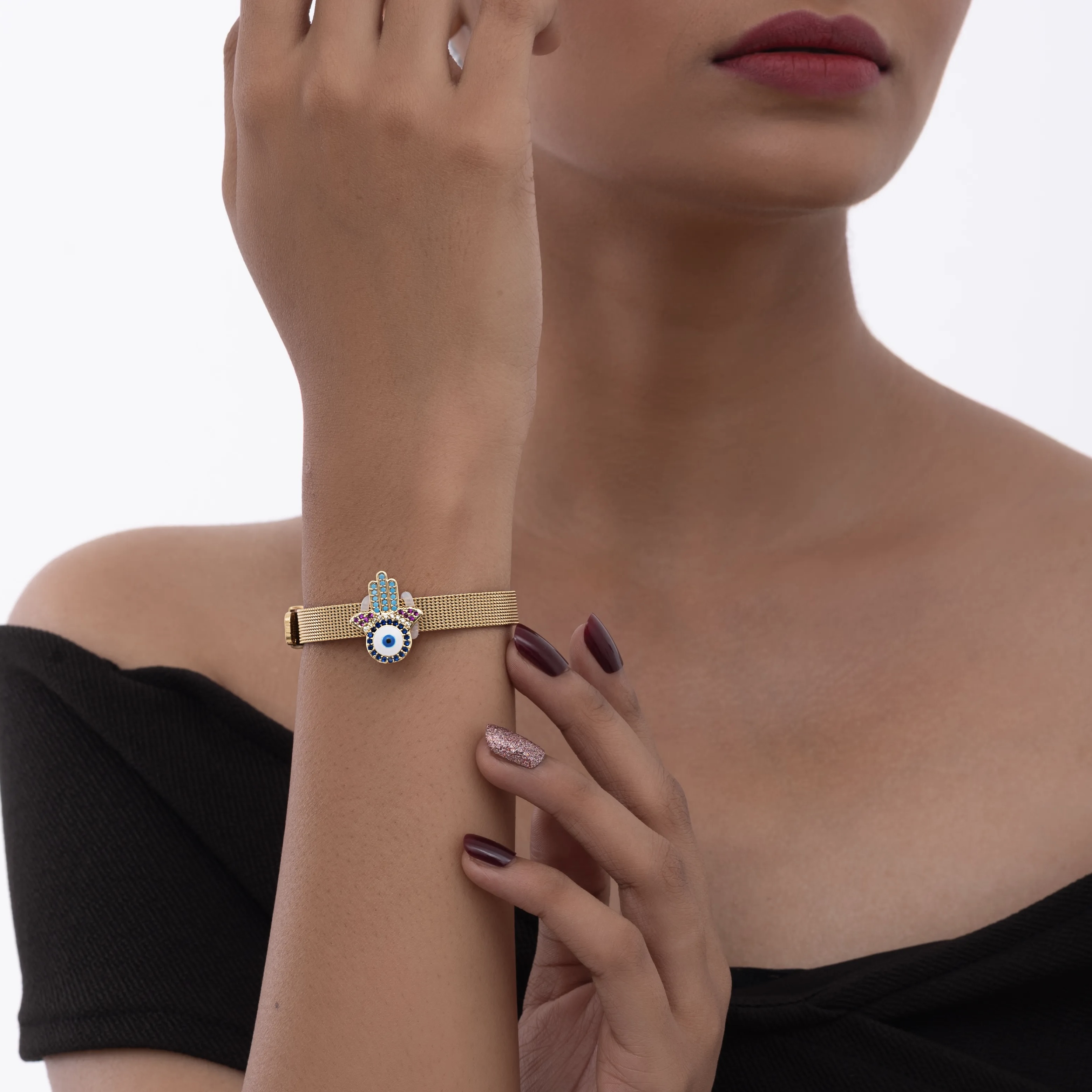 Mystic Evil eye watch belt