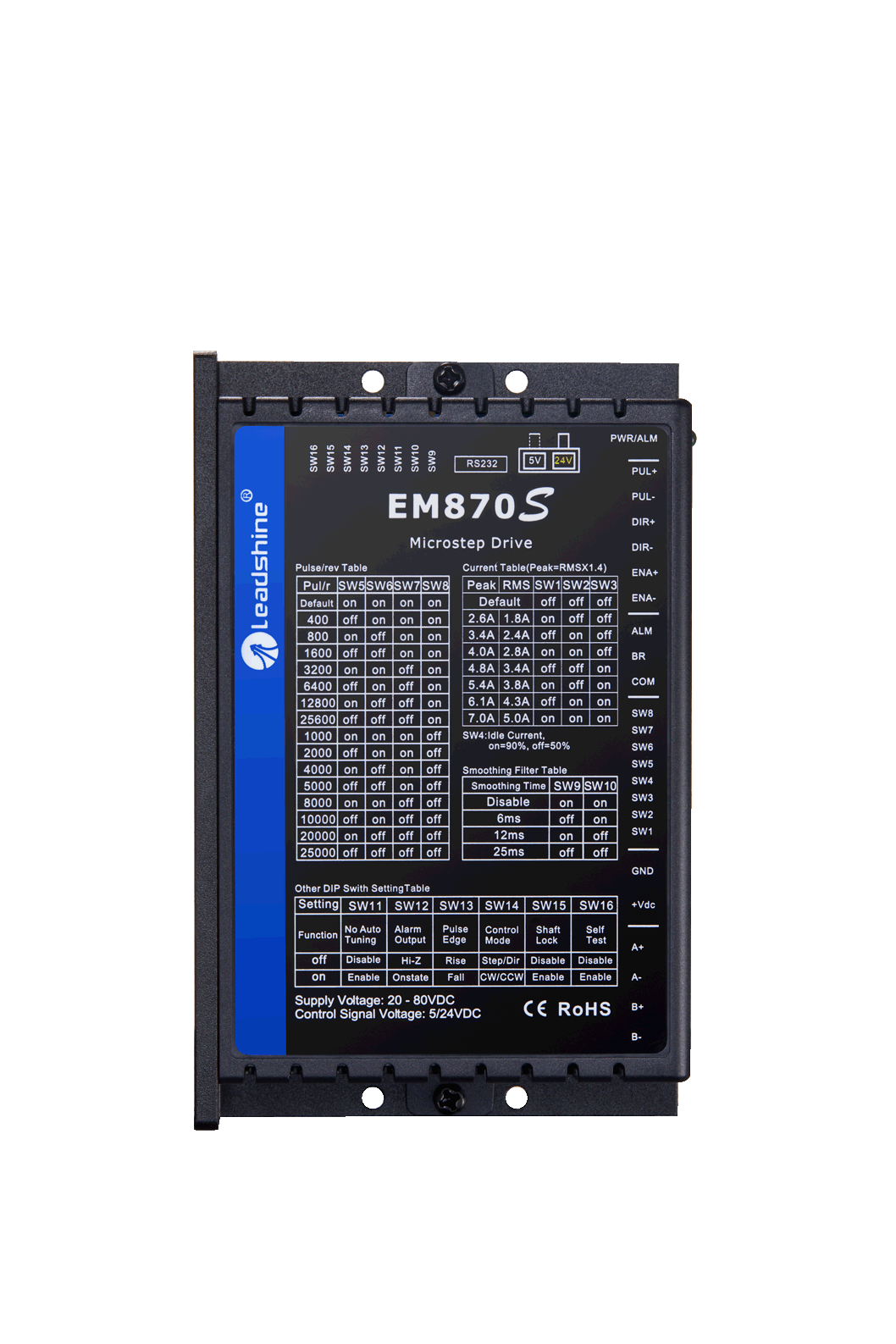 Leadshine EM870S Digital Stepper Drive EM-S Series