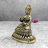 Brass Super Fine Buddha 4 inch Height | Serene Brass Buddha Sculpture for Meditation Brass Super Fine Buddha 4 inch Height | Serene Brass Buddha Sculpture for Meditation