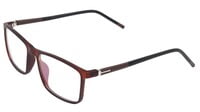 Unisex Rectangular Spectacle Frame. See Through Matte Brown Color Rim. Size-MEDIUM. Unisex Rectangular Spectacle Frame. See Through Matte Brown Color Rim. Size-MEDIUM.