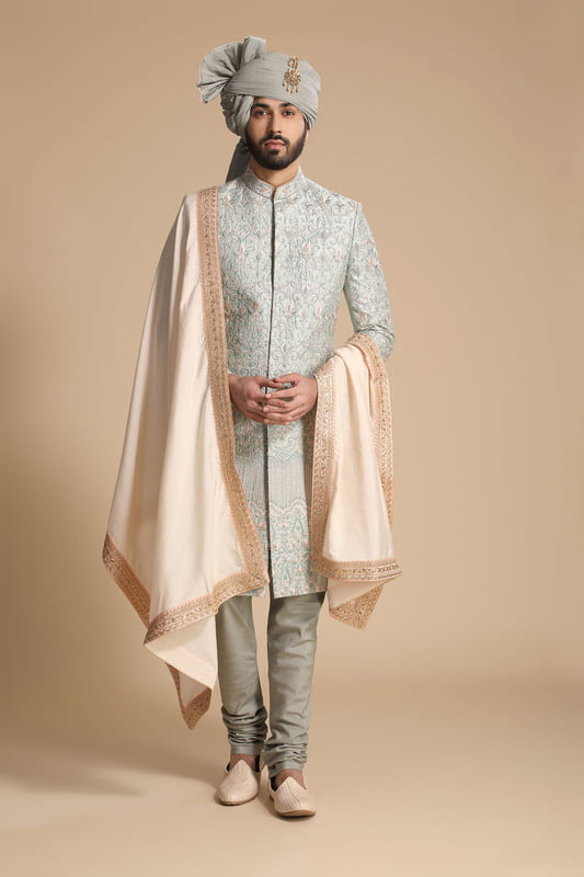 Rich Highwork Embroidery Green-min Rich Highwork Embroidery Green-min