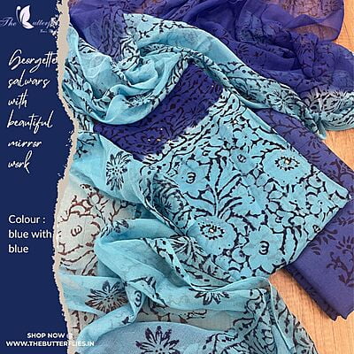 GEORGETTE SALWARS SFDCGTS22172