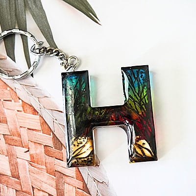 'H' COMPLICADO LETTER KEYCHAIN