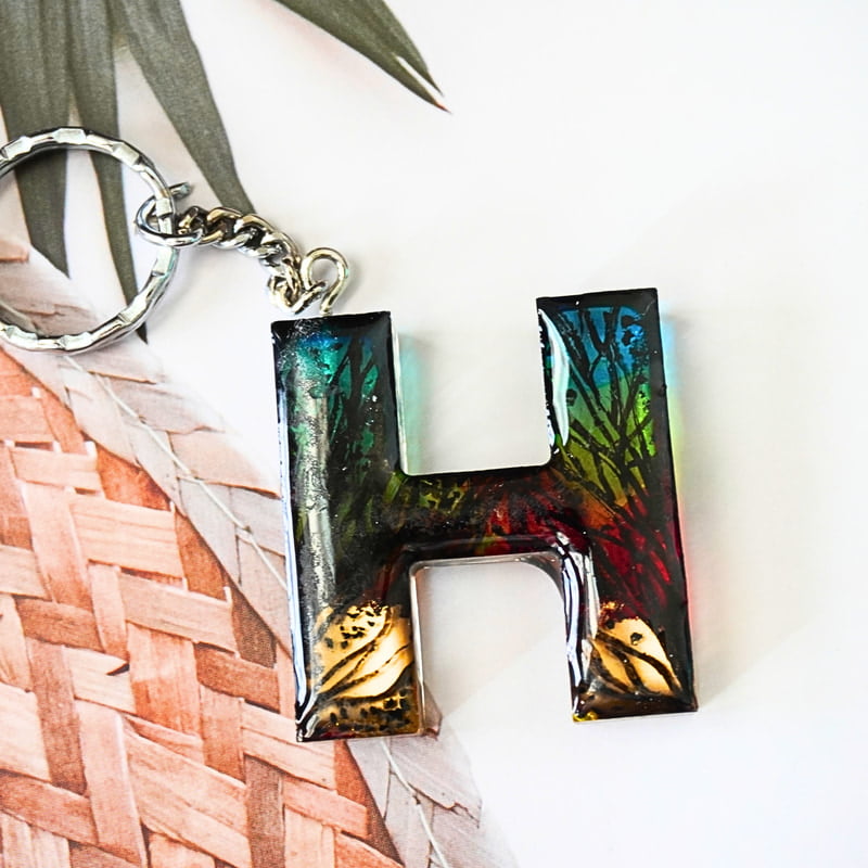 'H' COMPLICADO LETTER KEYCHAIN