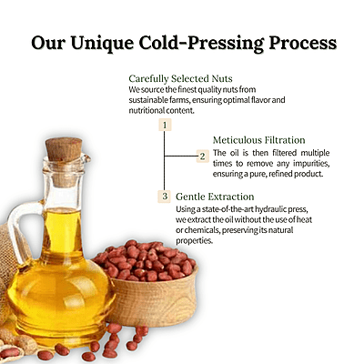 100 % Natural Nuts In A Jar Coldpress Groundnut Oil