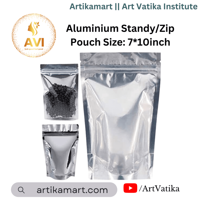 Aluminium Standy/Zip Pouch Size: 7*10inch Aluminium Standy/Zip Pouch Size: 7*10inch