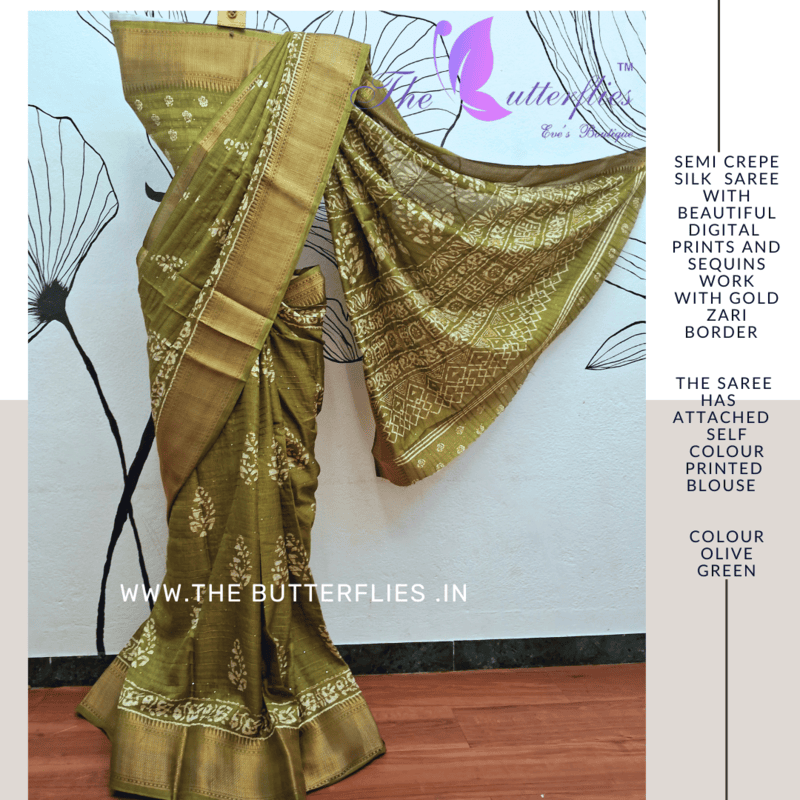 SEMI CREPE SILK SAREE RJASCRE23462 SEMI CREPE SILK SAREE RJASCRE23462