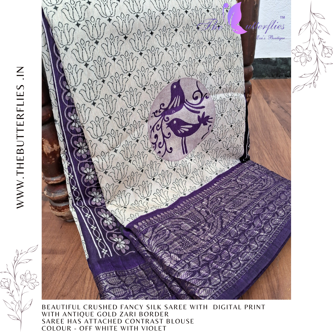 FANCY CRUSHED SILK SAREE RJASFSC24104 FANCY CRUSHED SILK SAREE RJASFSC24104