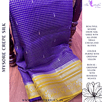 CREPE SILK SAREE NISSCRE24378 CREPE SILK SAREE NISSCRE24378