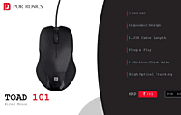 Mouse Portronics Wired