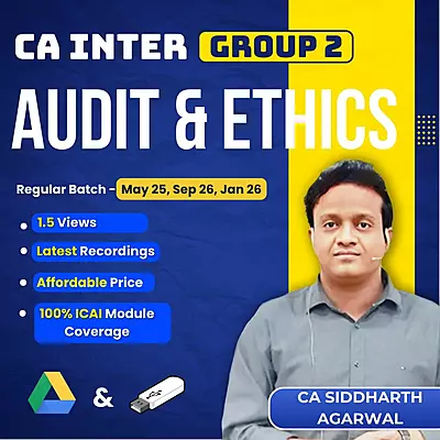 CA Inter Auditing & Ethics (Group 2) By CA Siddharth Agarwal