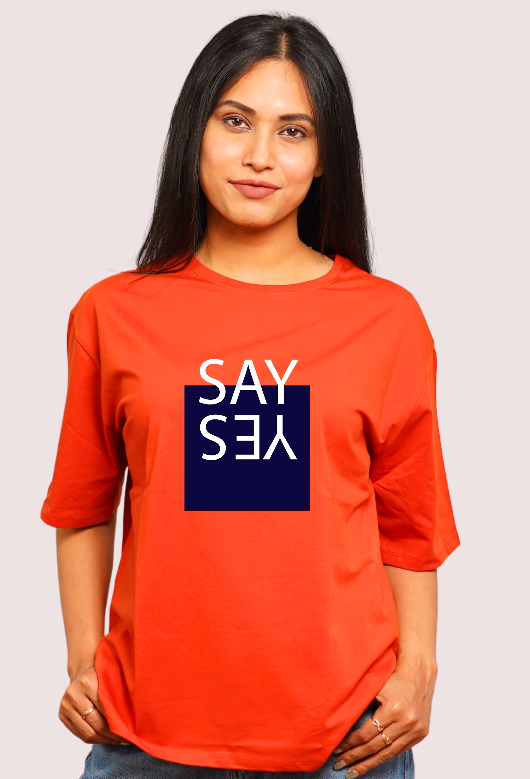 SAY YES BRICK LOOSE FIT T-SHIRT