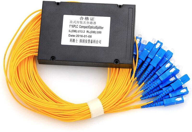 PLC Fiber Optic Splitter in ABS Box 1*16 PLC Fiber Optic Splitter in ABS Box 1*16