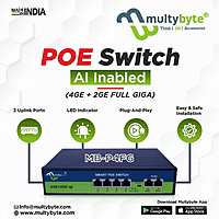 MULTYBYTE 4 PORT POE SWITCHES MULTYBYTE 4 PORT POE SWITCHES