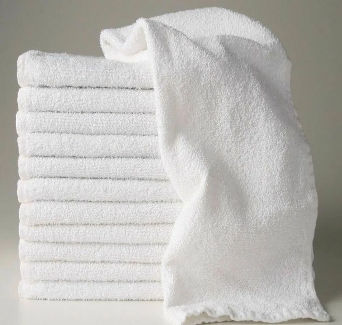 Sofrito Terry Hand Towel Regular Series - 80% Cotton 20% Polyester - White