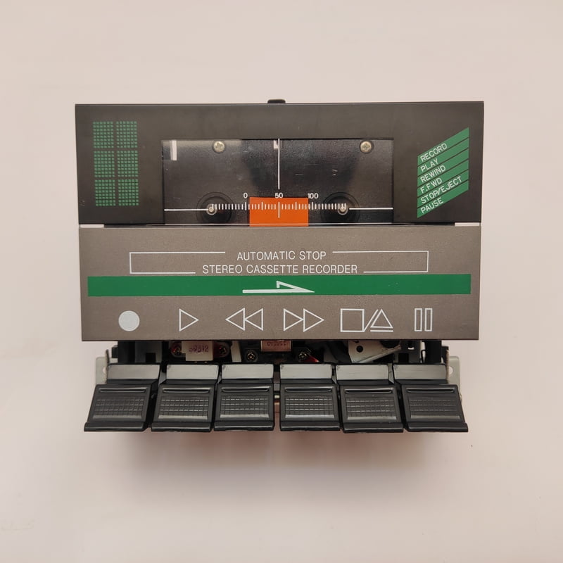 Auto Stop Stereo Cassette Deck Mechanism - RX-39 Auto Stop Stereo Cassette Deck Mechanism - RX-39