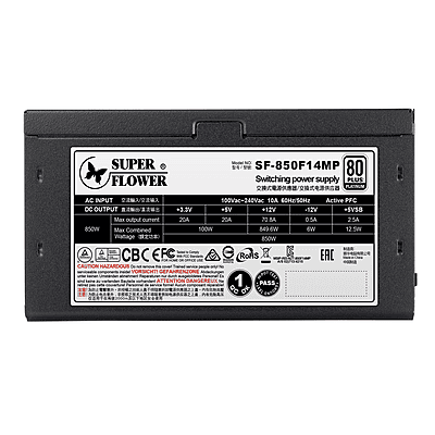 Super Flower Power Supply LEADEX PLATINUM SE 850W (SF-750F14RG) Super Flower Power Supply LEADEX PLATINUM SE 850W (SF-750F14RG)