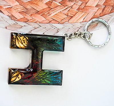 'H' COMPLICADO LETTER KEYCHAIN