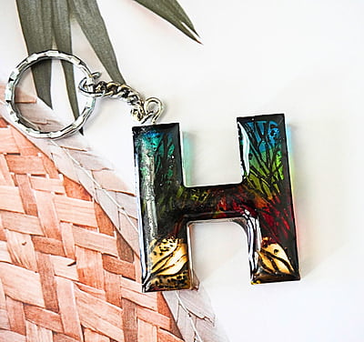 'H' COMPLICADO LETTER KEYCHAIN