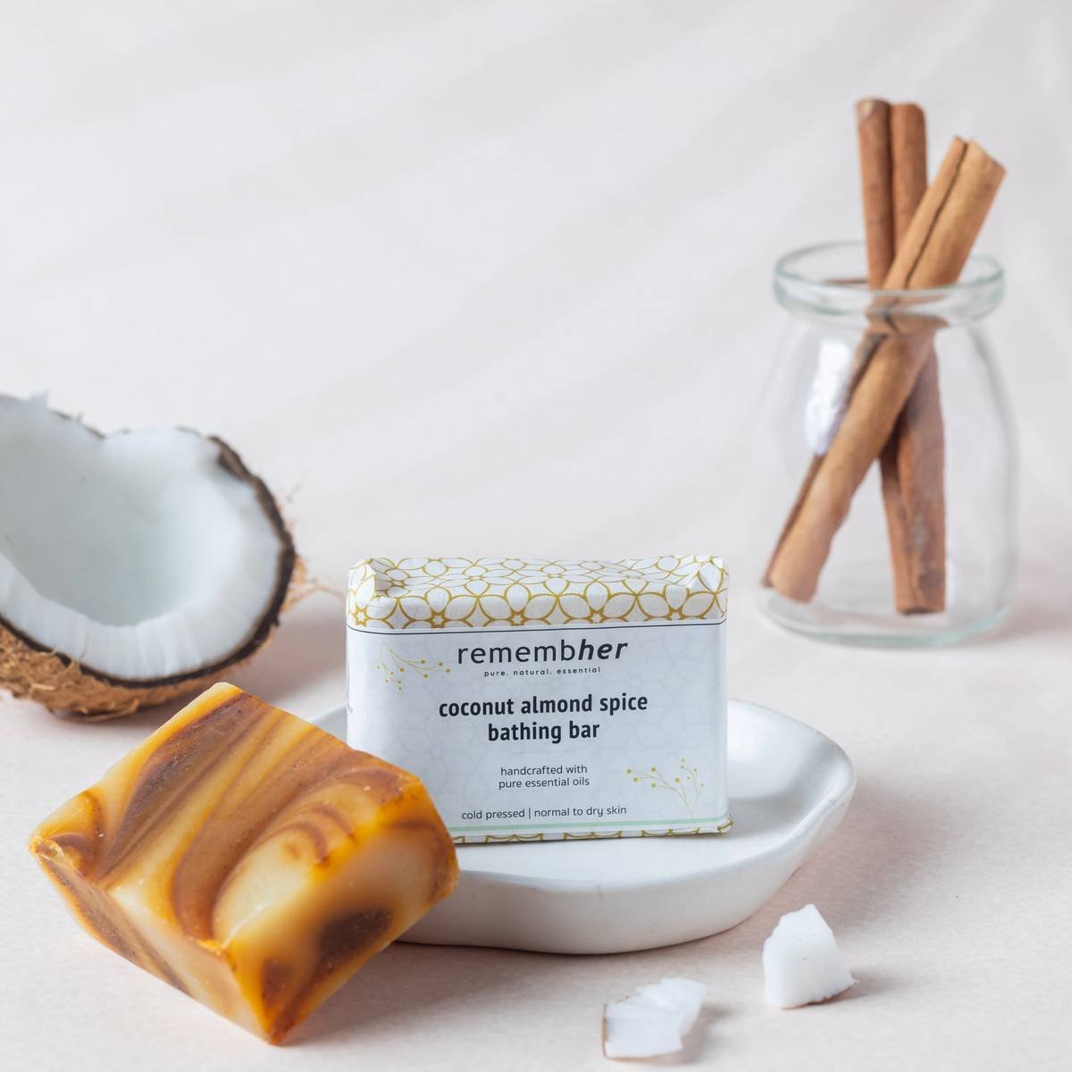 Coconut Almond Spice Exfoliating Bathing Bar Coconut Almond Spice Exfoliating Bathing Bar