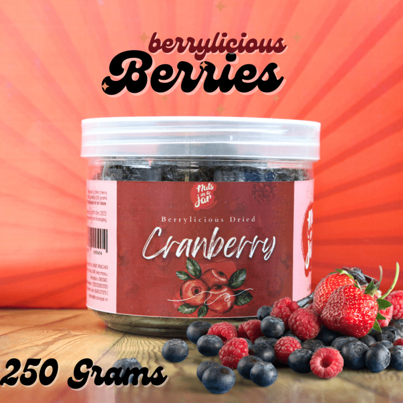 Berrylicious Dried Cranberry Whole 250 Grams Berrylicious Dried Cranberry Whole 250 Grams