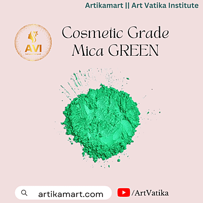 Cosmetic Grade Mica GREEN Cosmetic Grade Mica GREEN