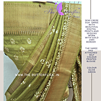 SEMI CREPE SILK SAREE RJASCRE23462 SEMI CREPE SILK SAREE RJASCRE23462