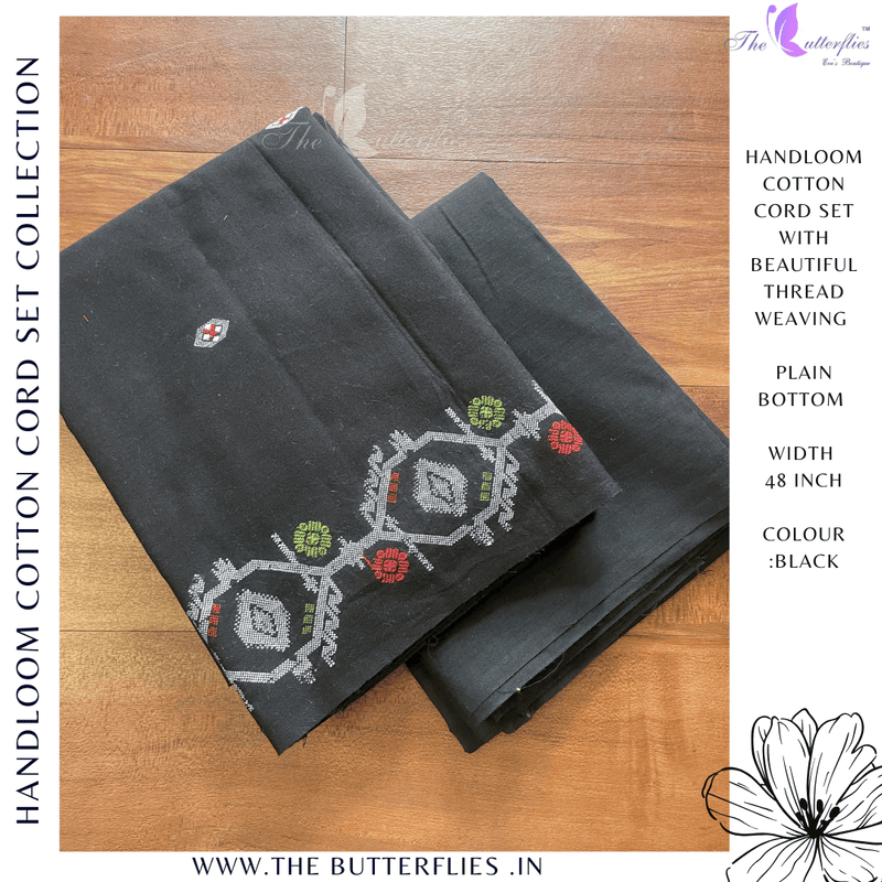 HANDLOOM COTTON CORD SET MAHCHAC24391