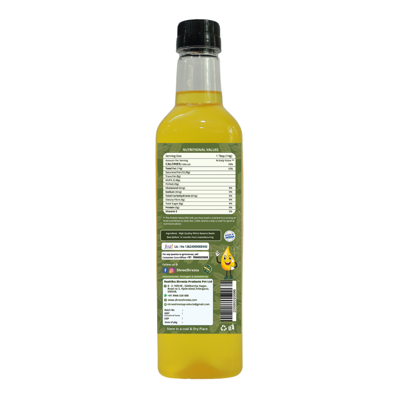 Wood-Pressed Sesame Oil