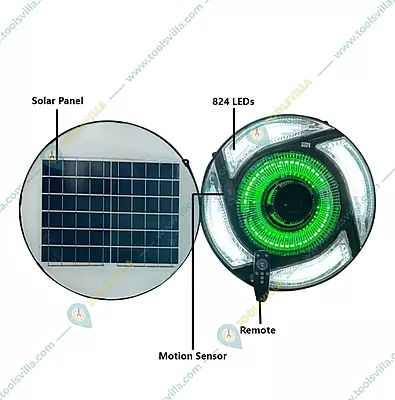 Bhawar UFO 500 Solar Light RGB With Waterproof Bhawar UFO 500 Solar Light RGB With Waterproof