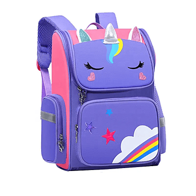 Unicorn Primary School Students Cartoon Schoolbag 1-3-6 Grade Space Children's Schoolbag Kindergarten Backpack