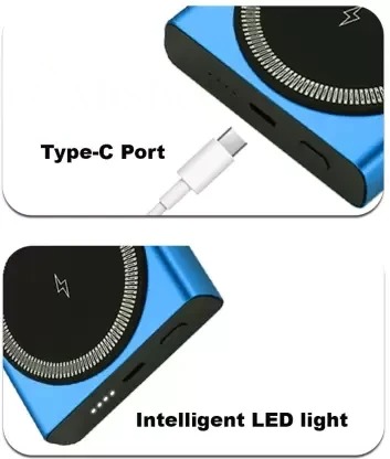 Champion 10000mAh Magnetic Wireless Power Bank – PD Fast Charging for iPhone & Android Champion 10000mAh Magnetic Wireless Power Bank – PD Fast Charging for iPhone & Android