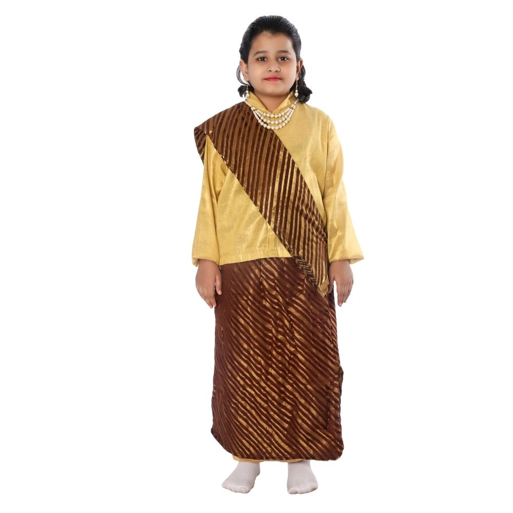 Sikkim Girl Traditional Fancy Dress Sikkim Girl Traditional Fancy Dress