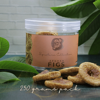 Nuts in a Jar Afghan Figs (Anjeer) Signature 250 Grams Nuts in a Jar Afghan Figs (Anjeer) Signature 250 Grams