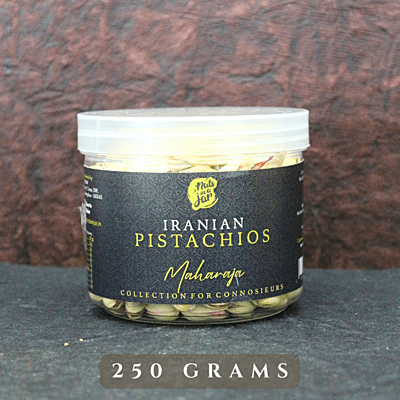 Nuts in a Jar Maharaja Iranian Pistachios 250 Grams Nuts in a Jar Maharaja Iranian Pistachios 250 Grams
