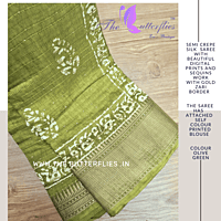 SEMI CREPE SILK SAREE RJASCRE23462 SEMI CREPE SILK SAREE RJASCRE23462