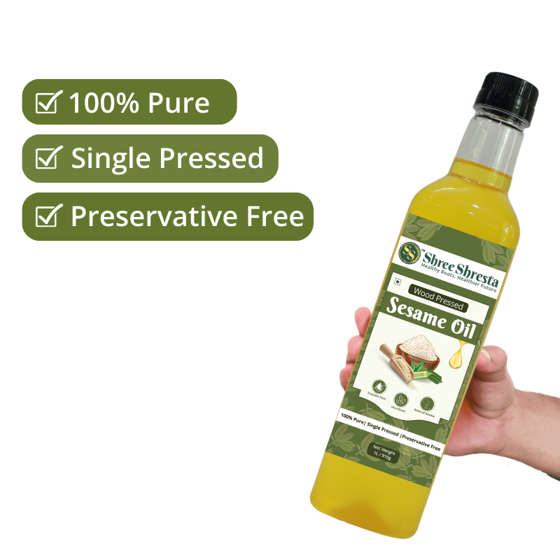 Wood-Pressed Sesame Oil