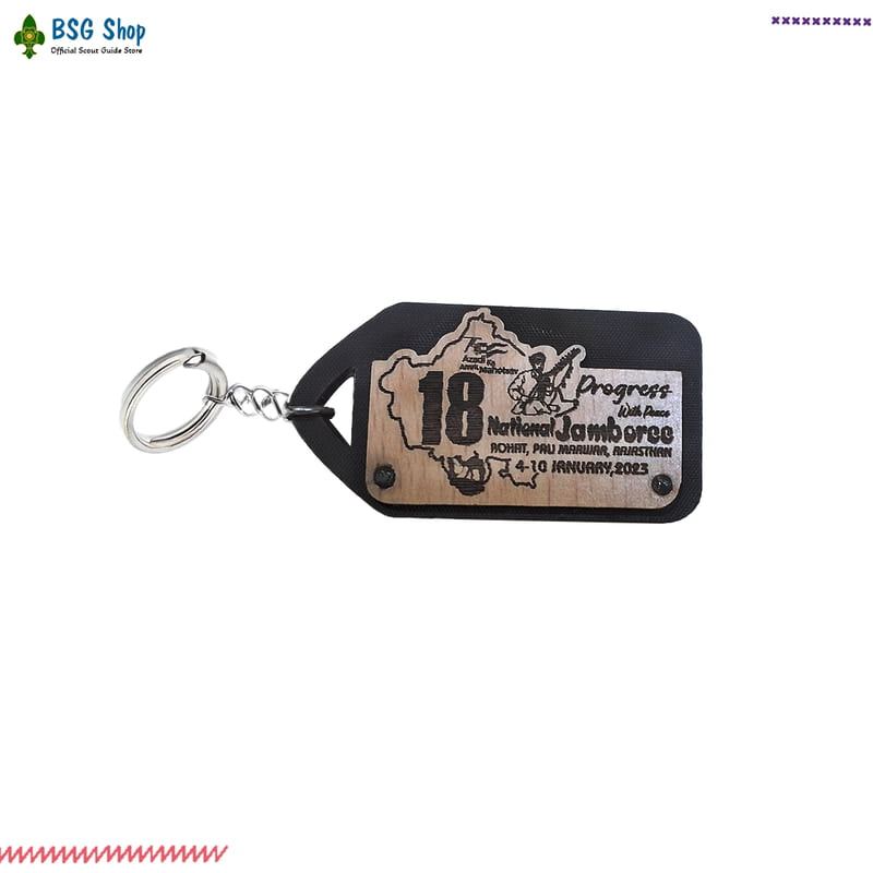 Key Chain 18th N Jamboree Wooden Key Chain 18th N Jamboree Wooden